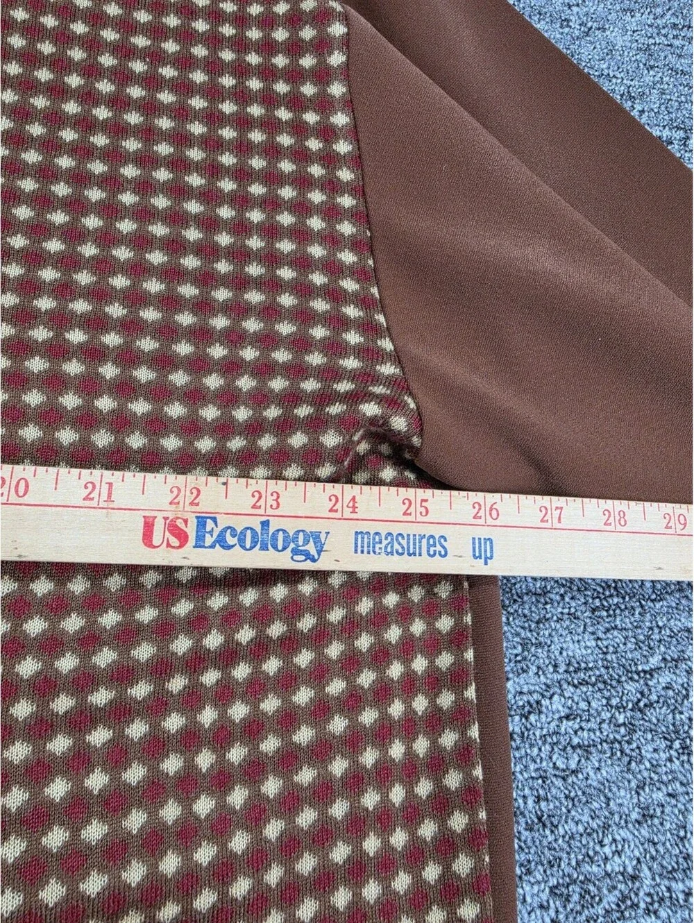 Vintage Michael Irvin Collection Cardigan Sweater XXL Brown Geometric Button